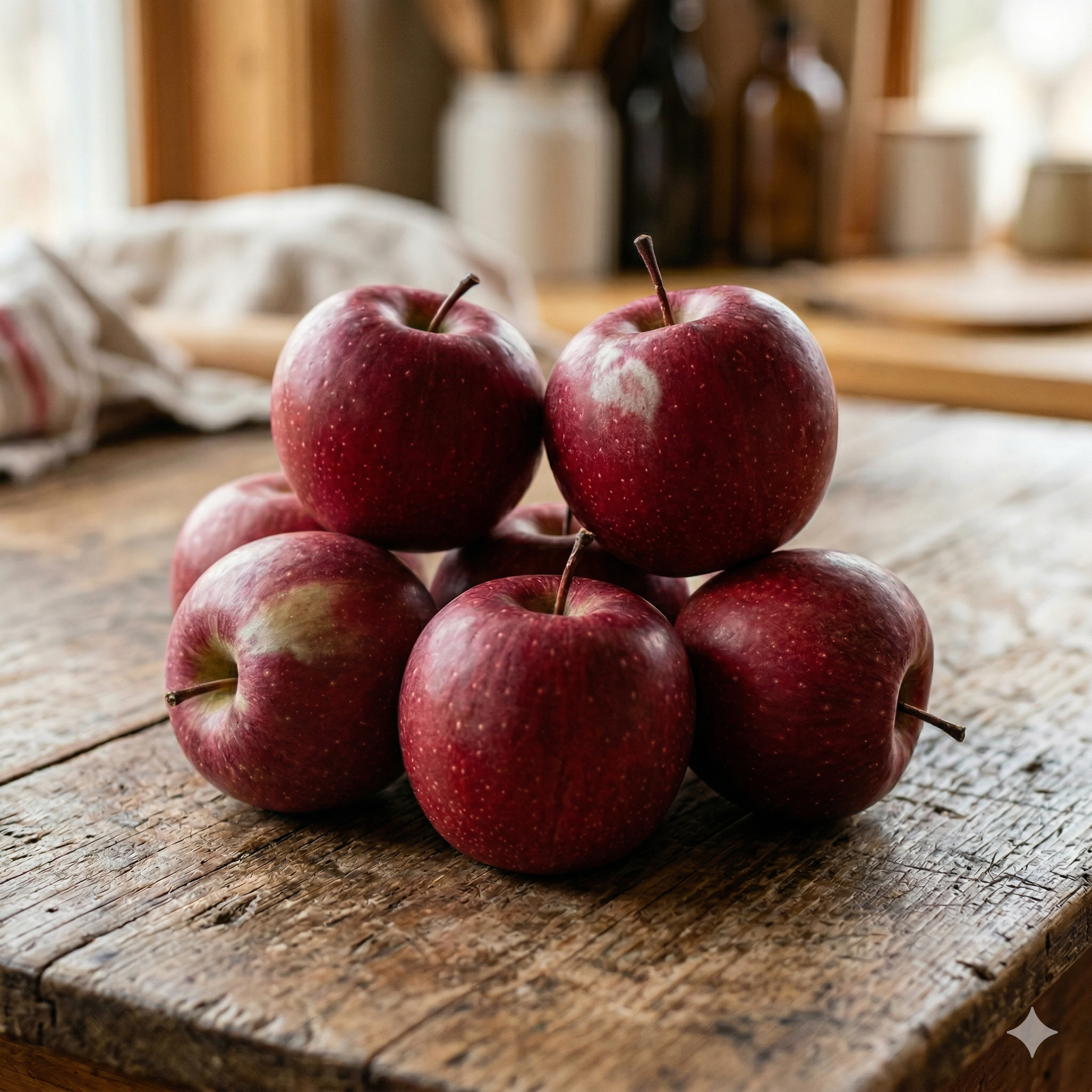 収穫したての紅玉りんご - 長野県紅玉屋