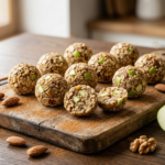 グラニースミスとナッツのエネルギーボールのレシピ｜紅玉屋のグラニースミスりんごを使ったおやつ